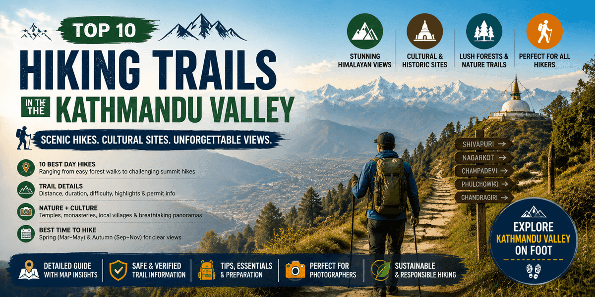 Top 10 Hiking Trails in the Kathmandu Valley
