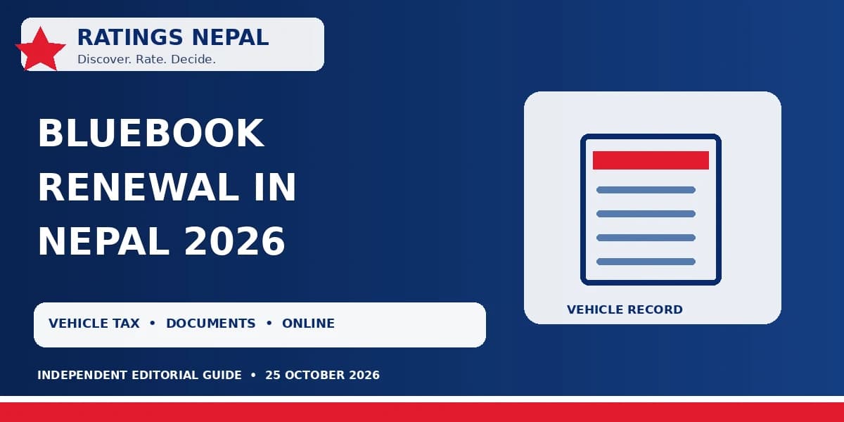 Bluebook Renewal in Nepal 2026: Vehicle Tax, Documents and Online Payment