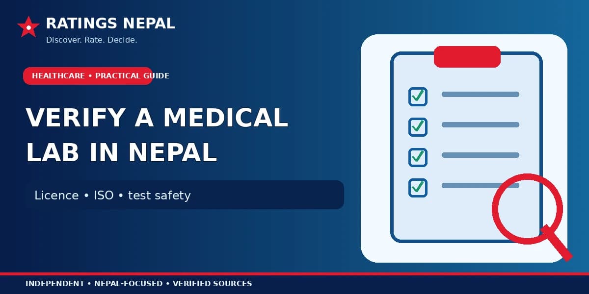 Verify a Medical Lab in Nepal 2026: Licence and ISO