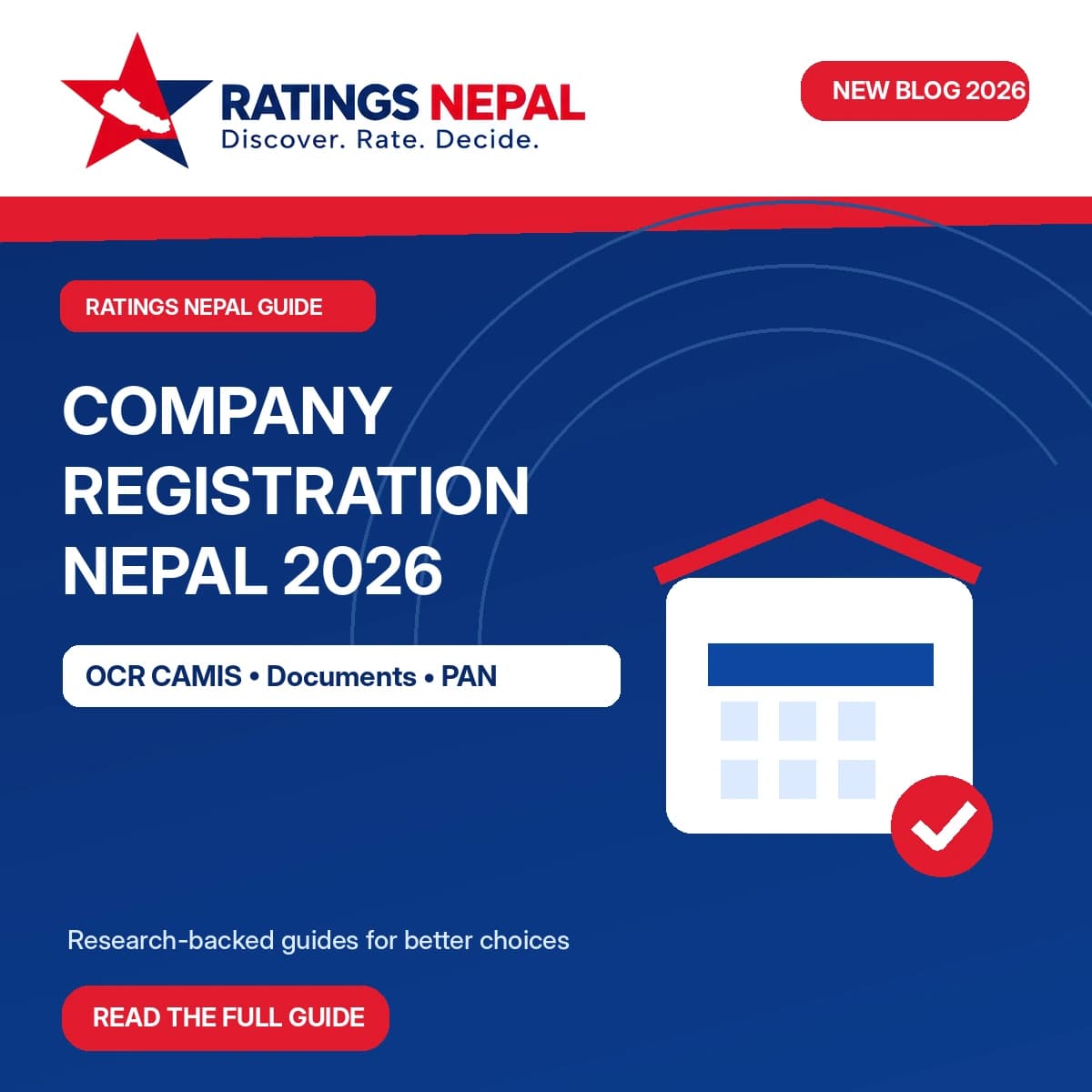 How to Register a Private Limited Company in Nepal in 2026: OCR CAMIS, Documents, PAN and Next Steps
