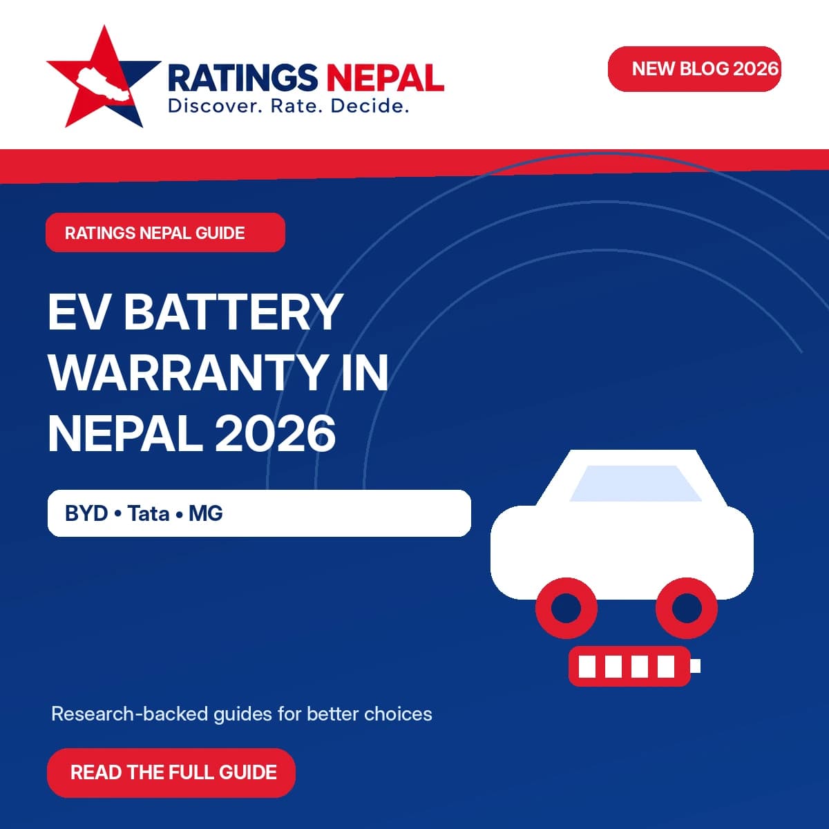 EV Battery Warranty in Nepal 2026: BYD, Tata and MG