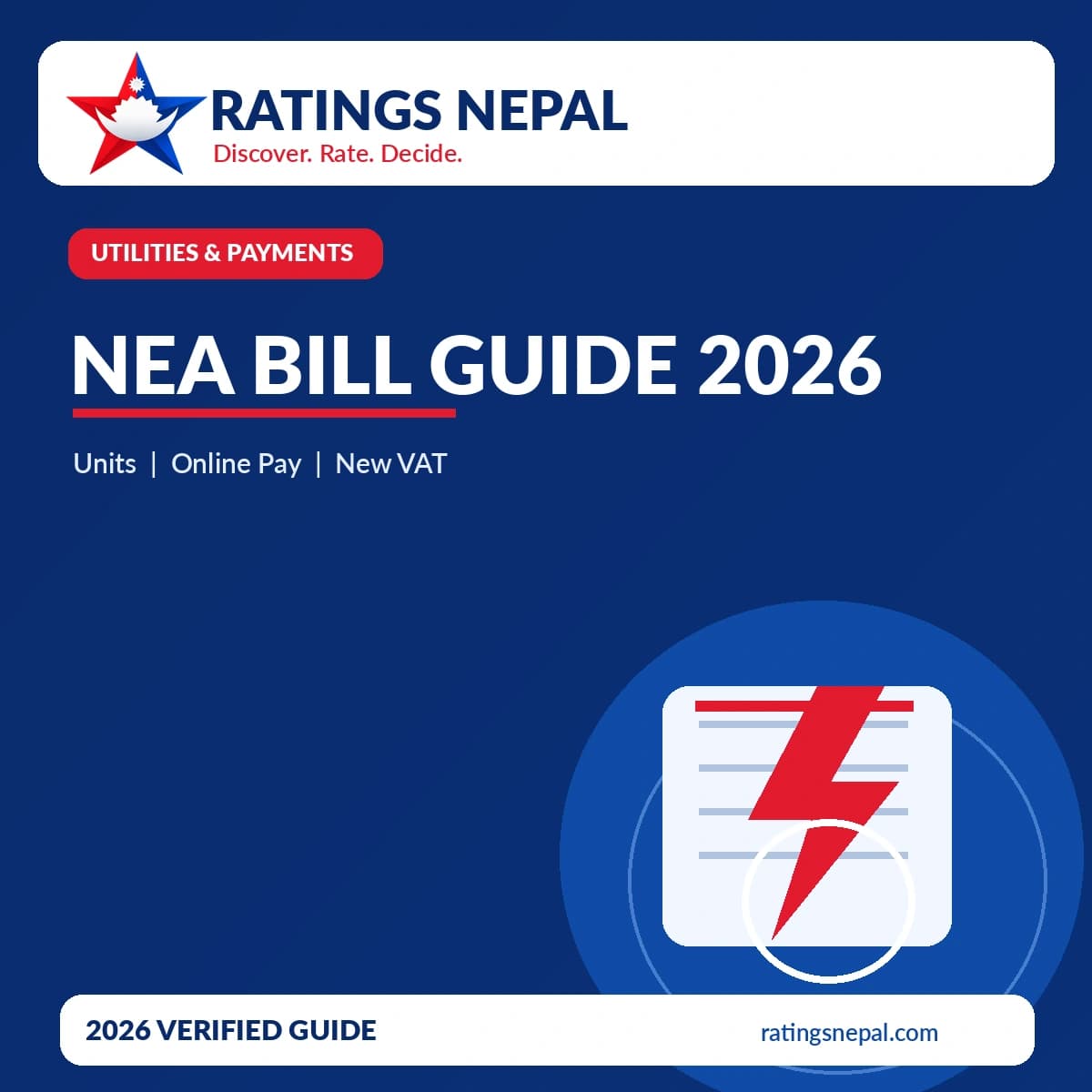 NEA Electricity Bill Nepal 2026: Pay Online & VAT