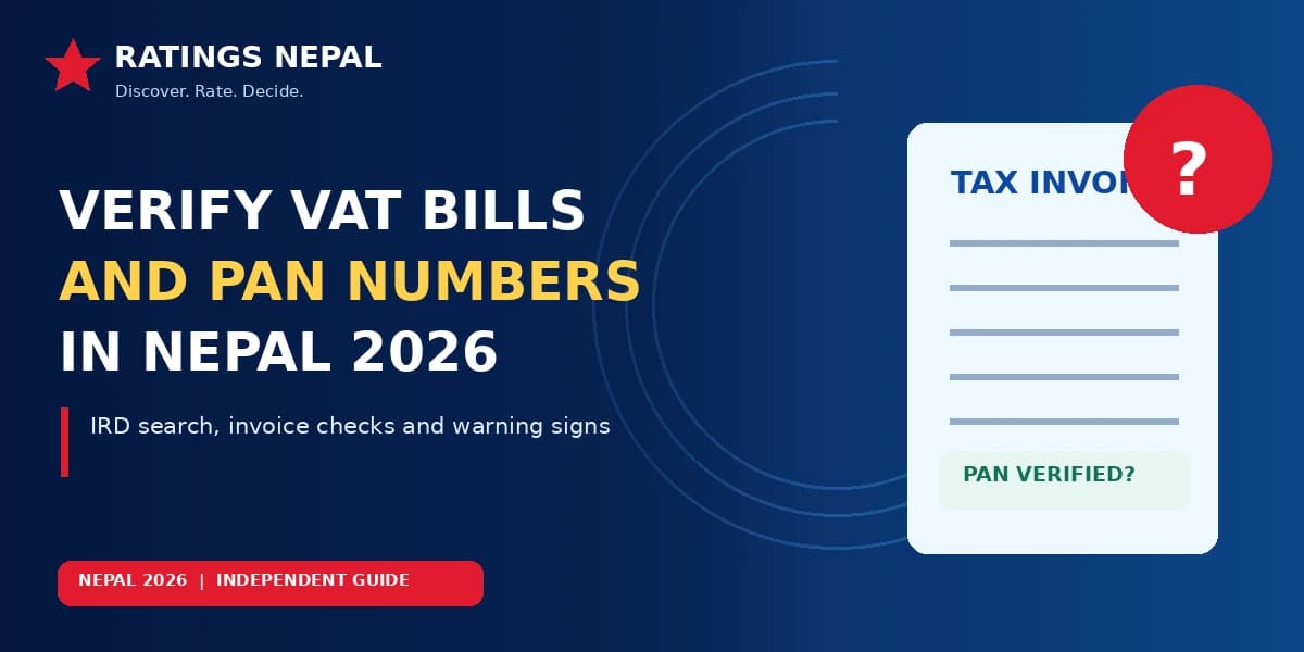 How to Verify VAT Bills and PAN in Nepal 2026