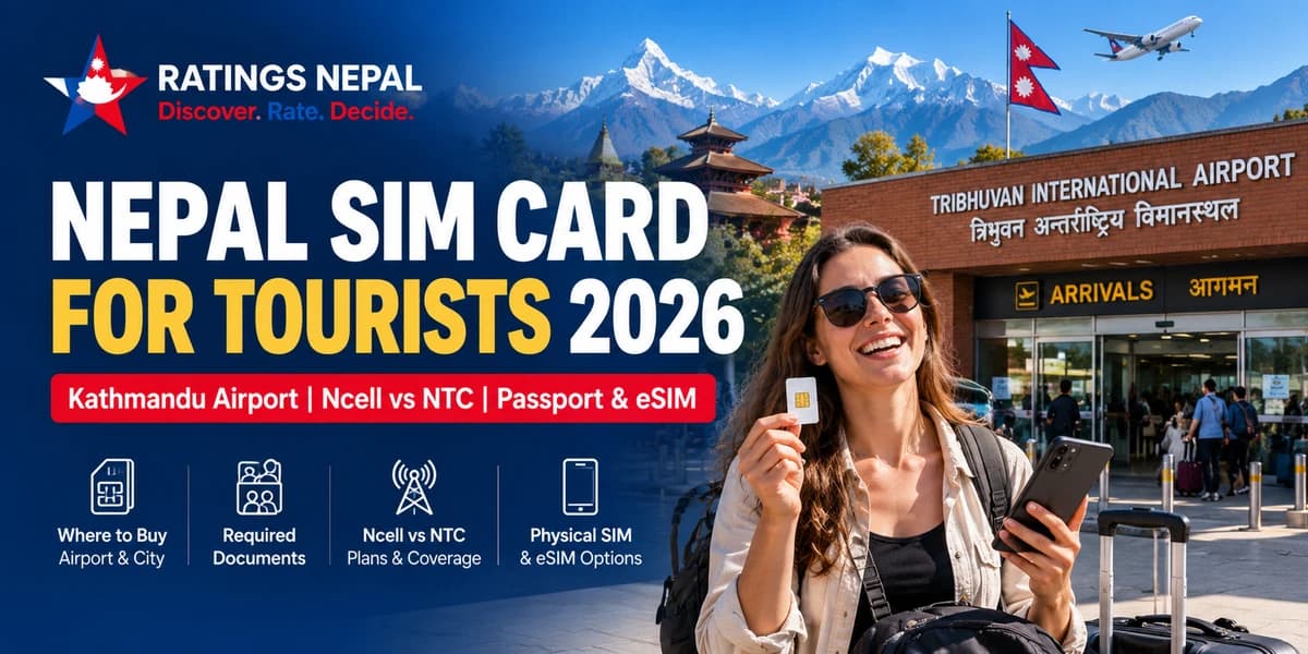 Nepal SIM Card for Tourists 2026: Airport, Ncell & NTC